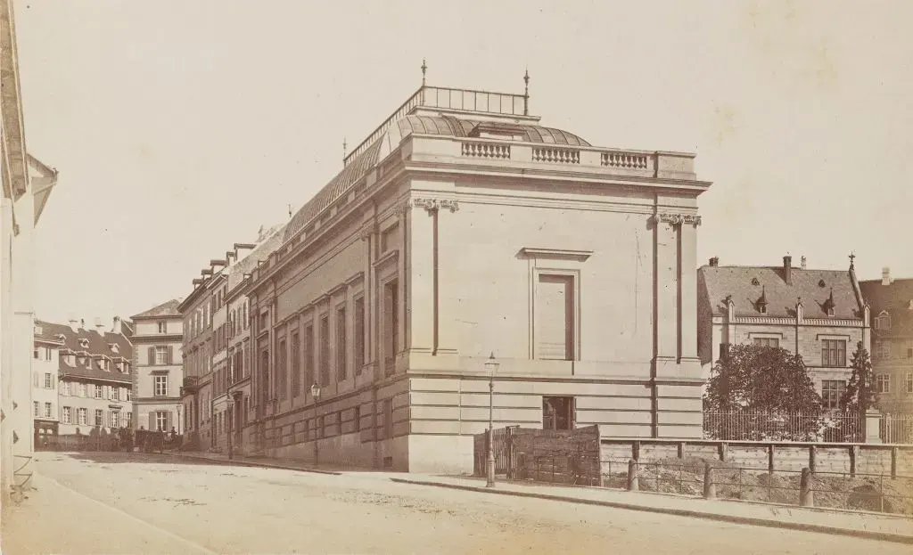 Die Kunsthalle am Steinenberg um 1872