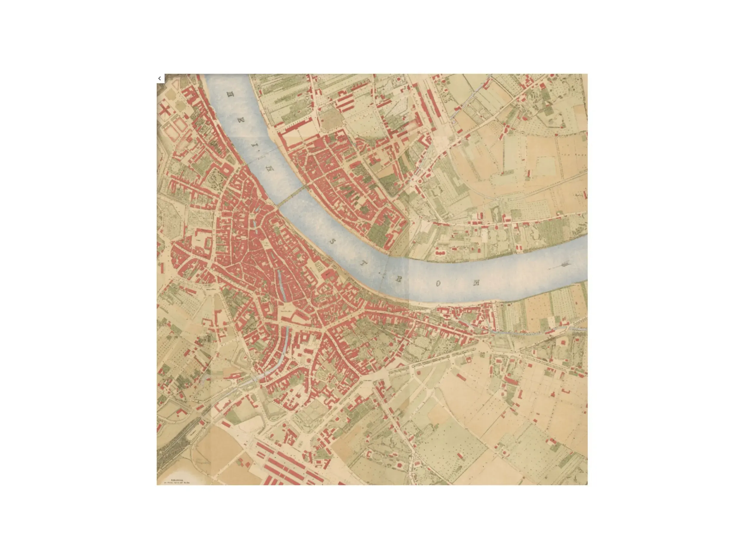 Der Stadtplan von 1862