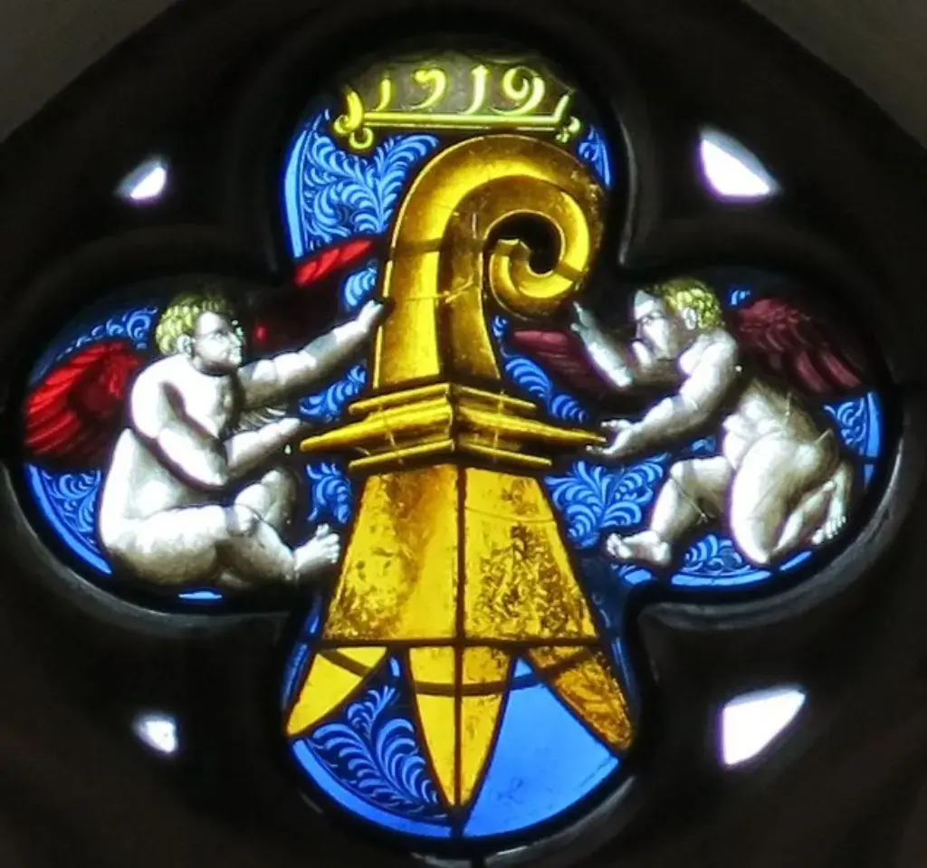 Der goldene Baselstab in der Leonhardskirche