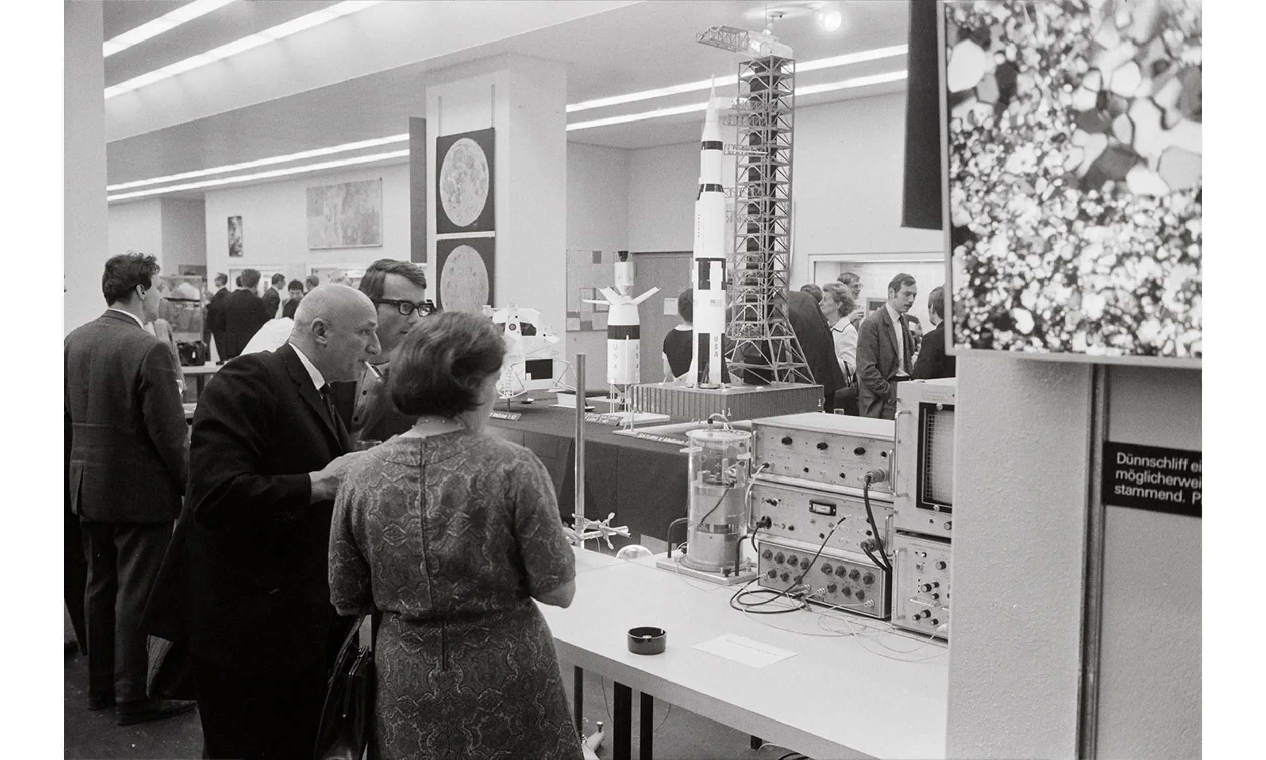 Mondgestein-Ausstellung in der ETH, 1970