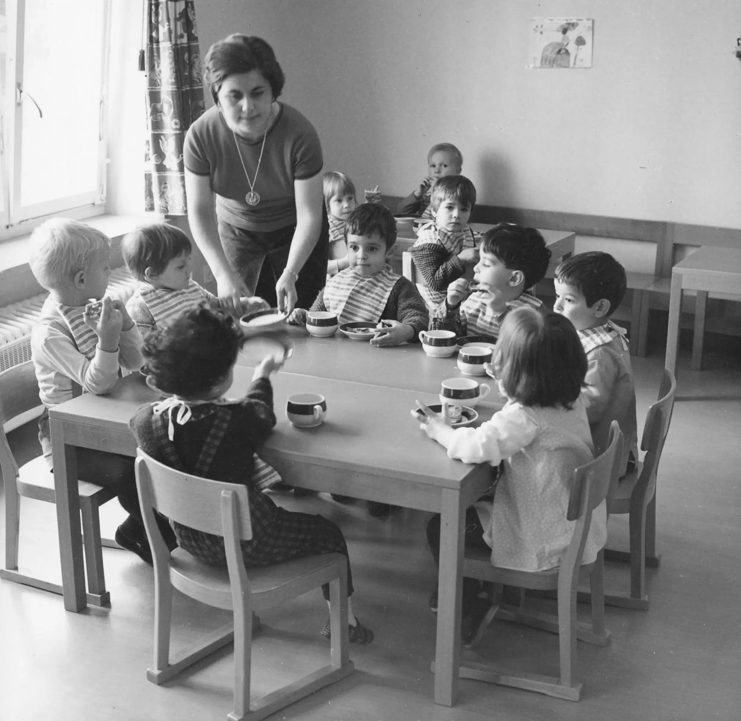 Kinderhort Rosental im Jahr 1965