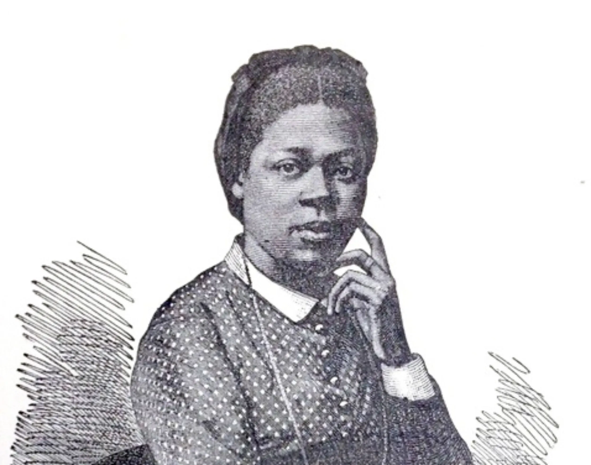 Porträt von Anjama aus Johannes Kobers Biografie von 1884